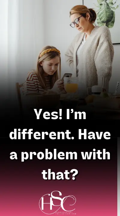 Yes! I’m different. Have a problem with that - Motivational Girl Attitude Quotes